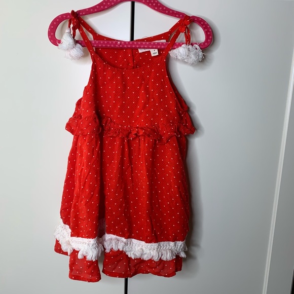 Girl’s Jessica Simpson Rayon Tassel Tank Top - Picture 1 of 12